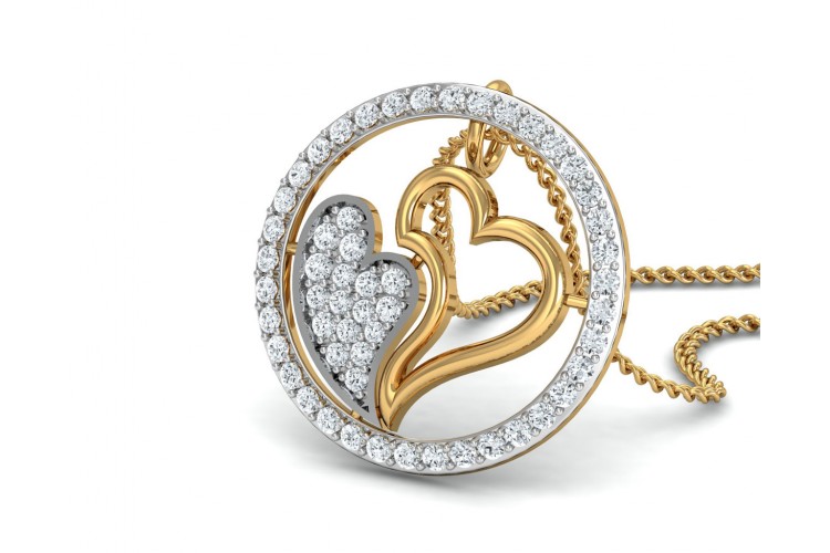 Samra Diamond Heart Pendant